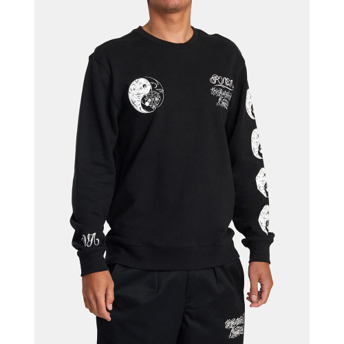 RVCA Ανδρικό φούτερ Mister Cartoon - Sweatshirt For Men